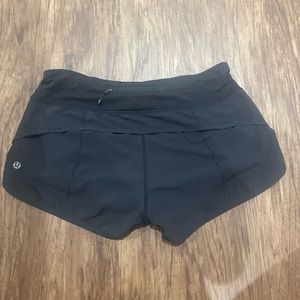 speed up Lululemon shorts size 6